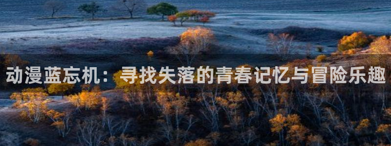 58动漫城：动漫蓝忘机：寻找失落的青春记忆与冒险乐趣